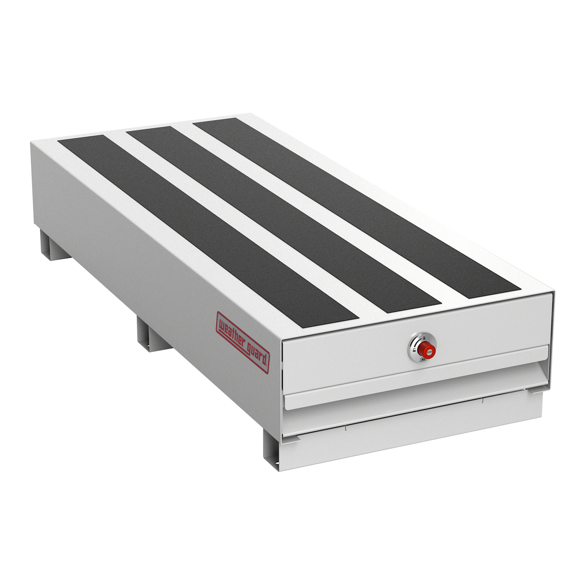 Weather Guard PACK RAT Truck Box Storage Drawer, Steel, White, 48in x 20in x 9.5in, Model# 306-3-04